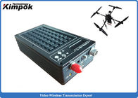 20km LOS UAV Video Data Link , Portable Mini COFDM Wireless AV Sender For Drones