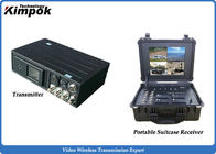 Army Microwave Wireless AV Transmitter with Portable Receiver 10W COFDM Wireless Video Link