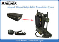 Manpack Speed Wireless Video Transmitter Long Distance Broadcasting Transmission System