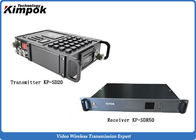 NLOS Long Range Wireless Video Transmitter and Receiver COFDM 5-20W Manpack AV Sender H.264