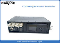 NLOS Wireless COFDM Video Transmitter , HD Digital AV Transmitter with Encryption